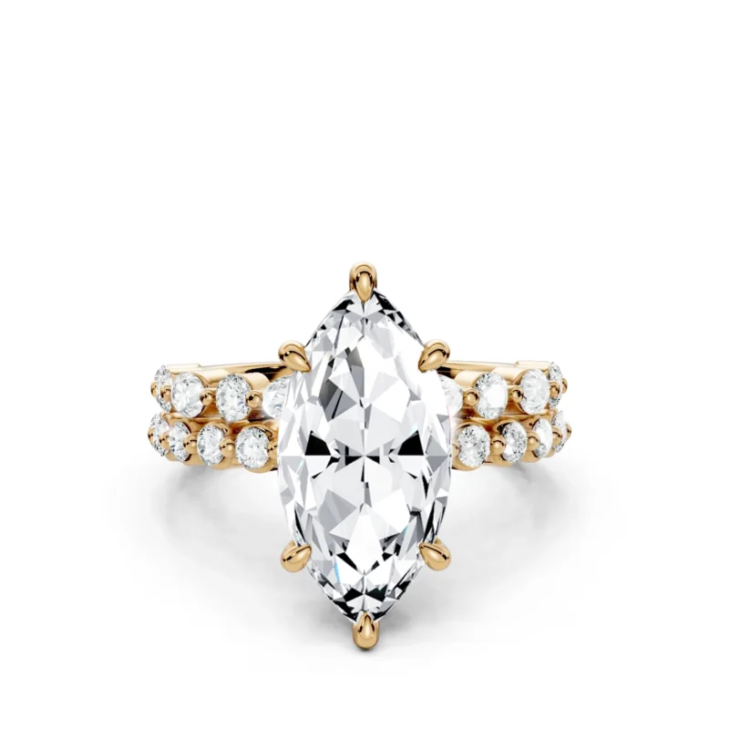 01 Echo Marquise Gradient Bridal Set