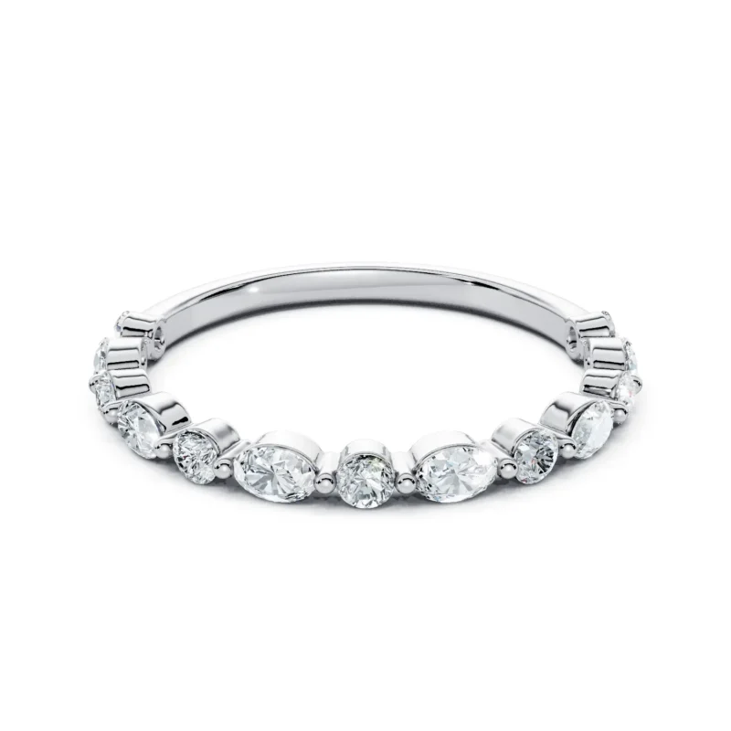 01 Eternity Stack Single Row Bar Setting Light Pass East West 3 4 coverage round oval 2.0