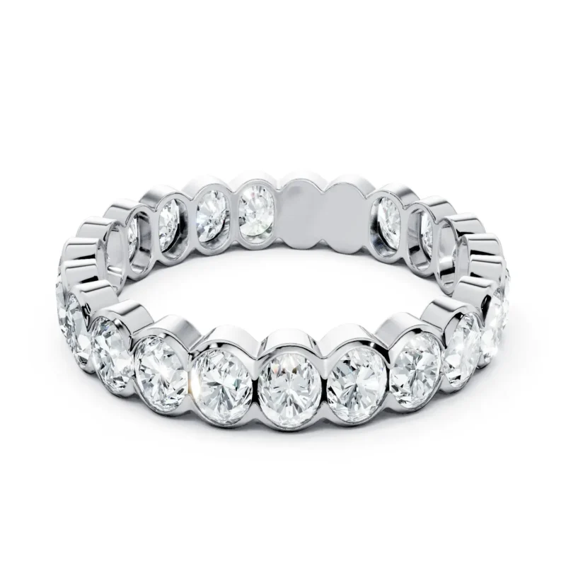 01 Eternity Stack Single Row Half Bezel Light Pass North South full coverage oval 4.0