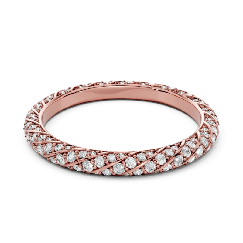01 Fashion Multiple Row Pave Setting Prunus mume Bezel Base Decorative full coverage 2.29