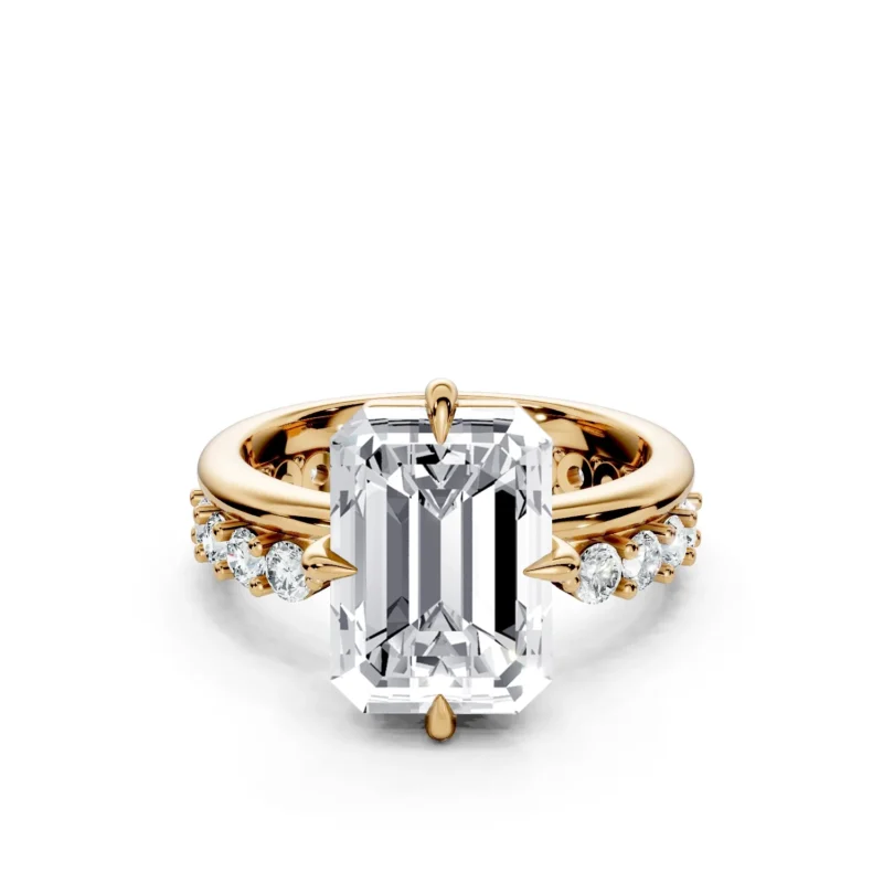 01 Lustre emerald with Open Band