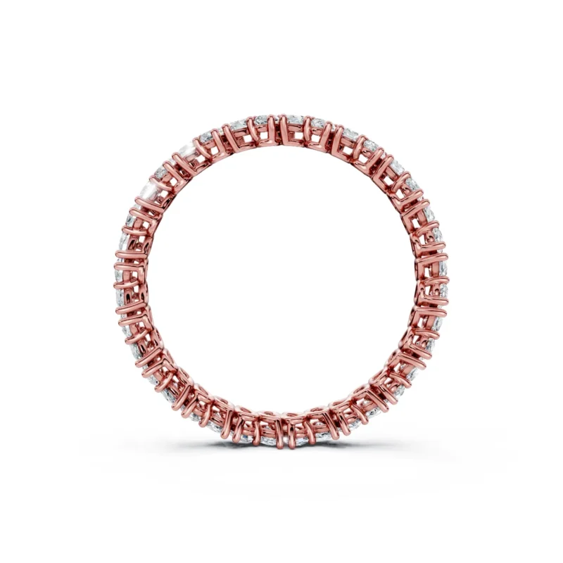 10 Eternity Stack Single Row Prong Setting Light Pass Alternative full coverage pear 3.2