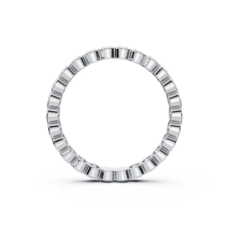 6 Eternity Stack Single Row Half Bezel Light Pass full coverage round 2.9