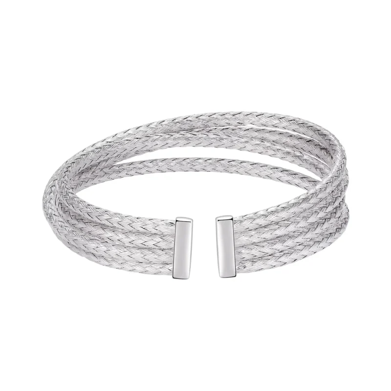1 Layering Interwoven Textured Cuff
