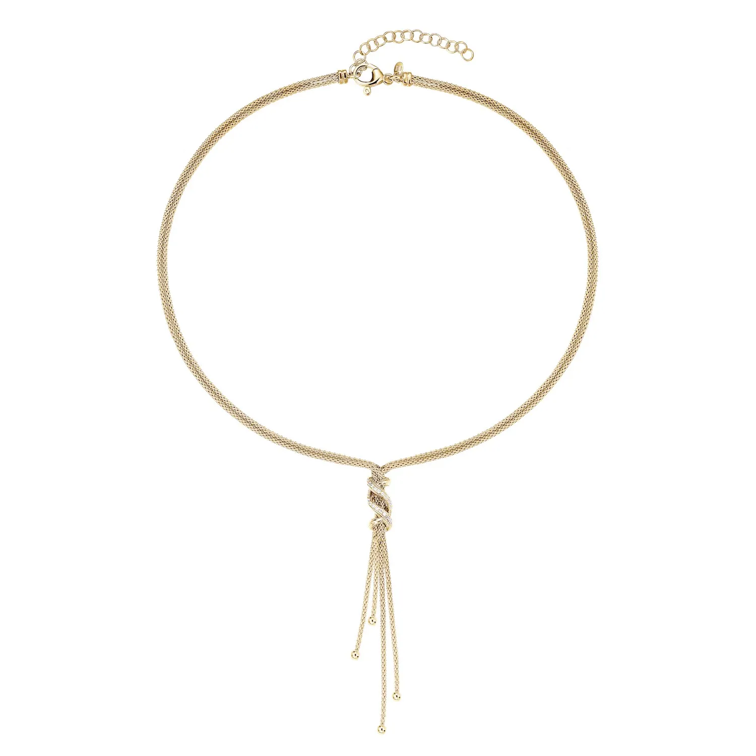 5 Luce Italian Braided Twist Necklace 5 Luce Italian Braided Twist Necklace