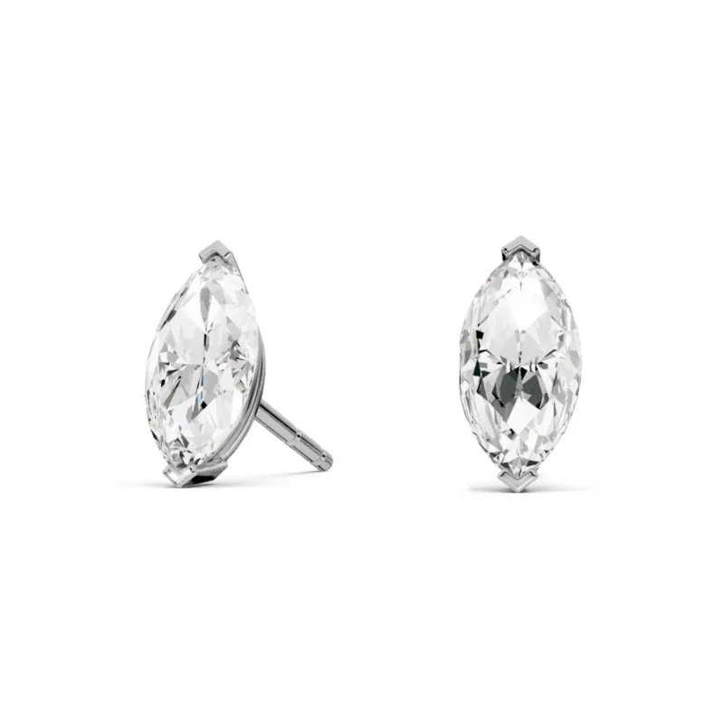 5 Solitary V Prong Basket Single Band earring marquise