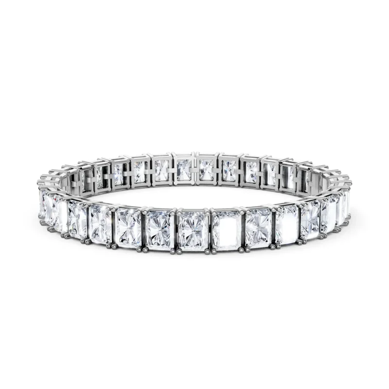 6 Tennis Four Prong Square Basket North South radiant