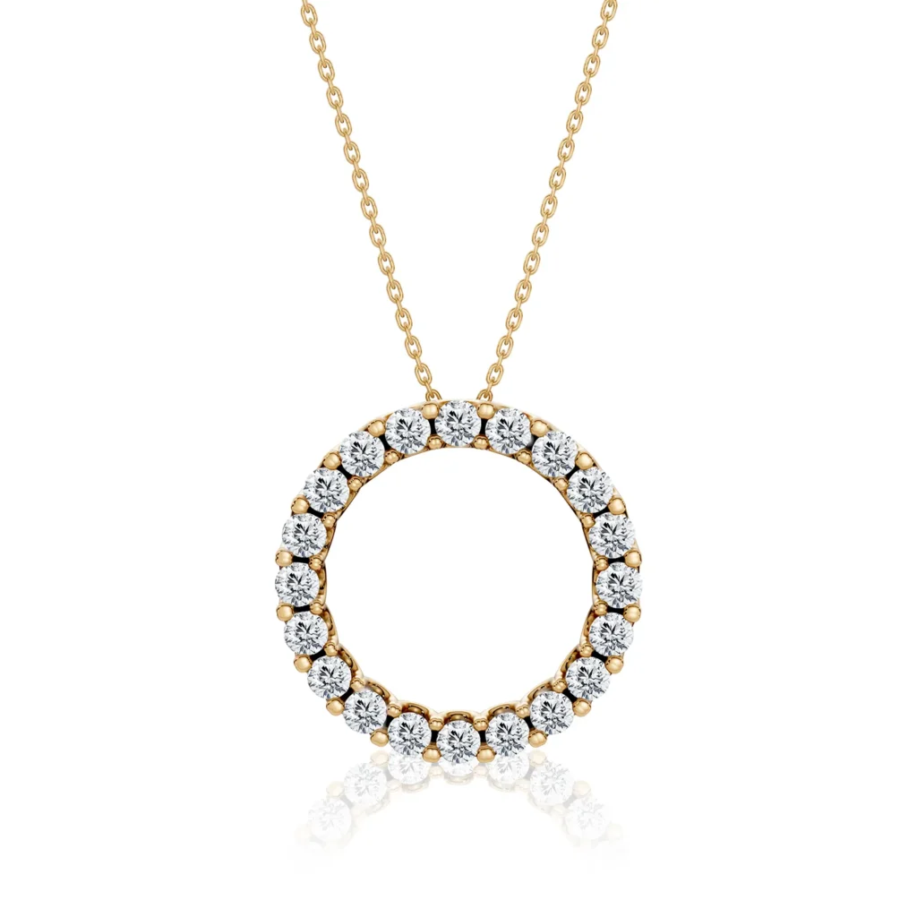 01 Pendant Pattern Prong U pave round