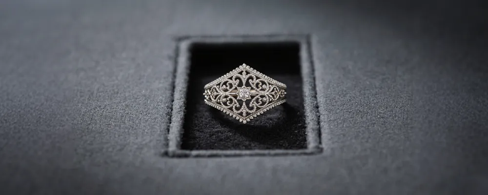 vintage inspired engagement rings